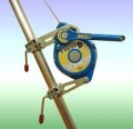 Pole brackets (tripod) for Globestock winches (set)