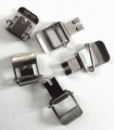 Buckles sometimes need replacement, when exposed to salt water and other corrosive material - they are stamp forged from Nickel plated, Brass 121